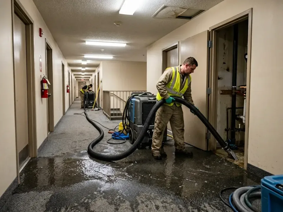 multi-unit-apartment-hallway-f-005 — frequently asked questions, Emergency Burst Pipe Water Extraction & Removal in Garfield…